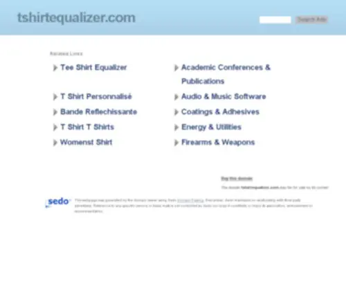 Tshirtequalizer.com(N°1) Screenshot