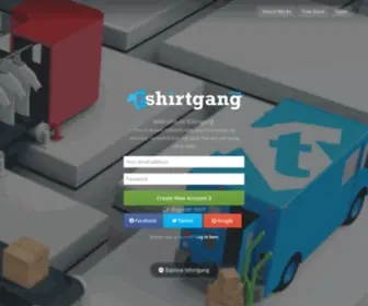 Tshirtgang.com(T Shirt Printing) Screenshot