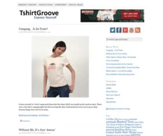 Tshirtgroove.com(Funny t shirts) Screenshot