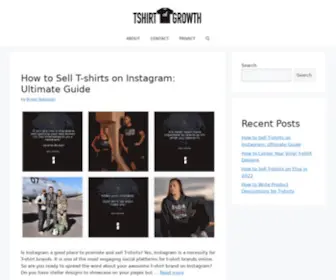 Tshirtgrowth.com(Helping You Build & Grow Your T) Screenshot