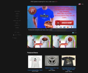 Tshirtnow.store(Earth's Largest Tshirt Megastore) Screenshot