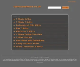Tshirtsandmore.co.uk(Heat Press) Screenshot