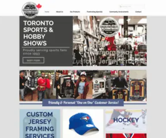 TSHS.ca(Toronto Sports and Hobby Shows) Screenshot