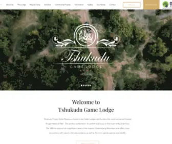 Tshukudulodge.co.za(The Ultimate Big 5 Experience) Screenshot