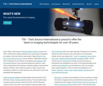 Tsi-1.com(TSI Tech Source International Industrial Cameras and LCD Monitors) Screenshot