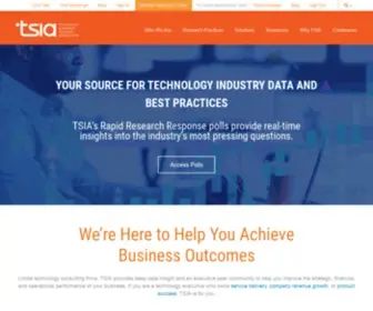 Tsia.com(Technology Services Industry Association's research) Screenshot