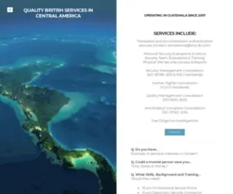 Tsics-T6.com(QUALITY BRITISH SERVICES IN CENTRAL AMERICA) Screenshot