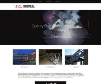 Tsifab.com(Thomas Steel Incorporated) Screenshot