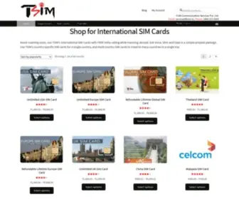 Tsim.in(TSIM's International Roaming SIM Cards) Screenshot