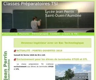 Tsisoa.com(Classe Préparatoire aux Grandes Écoles T.S.I) Screenshot