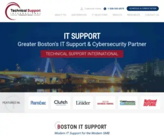 Tsisupport.com(Boston IT support company TSI) Screenshot