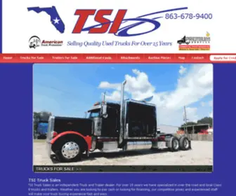 Tsitrucksales.com(TSI Trucks) Screenshot