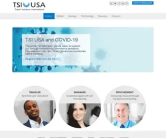 Tsiusa.com(Travel Solutions International USA) Screenshot