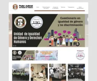 TSJ-Tabasco.gob.mx(Poder Judicial del Estado de Tabasco) Screenshot