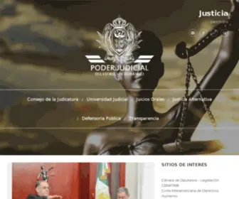 TSJdgo.gob.mx(Poder Judicial del Estado de Durango) Screenshot