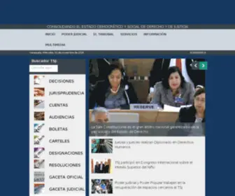 TSJ.gov.ve(Móvil) Screenshot