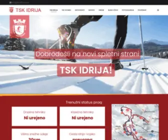 TSK-Idrija.si(Novice tekaško) Screenshot