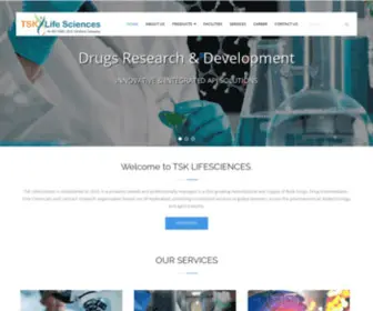 TSklifesciences.com(An ISOCertified Company) Screenshot