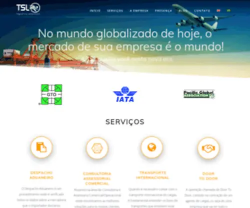 TSL-Log.com.br(Logistics Solutions) Screenshot