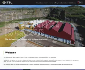 TSLprojects.com(Building the Future Together) Screenshot