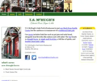 TSMchughs.com(TS McHughs Irish Pub & Restaurant) Screenshot