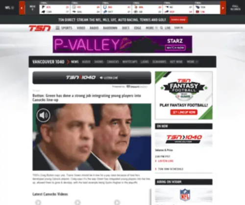 TSnradiovancouver.ca(TEAM Radio) Screenshot