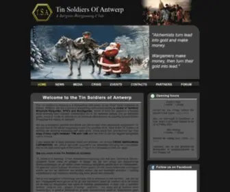 Tsoa.be(Tin Soldiers Of Antwerp) Screenshot