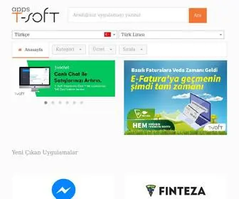 Tsoftapps.com(T-Soft Uygulama Marketi) Screenshot