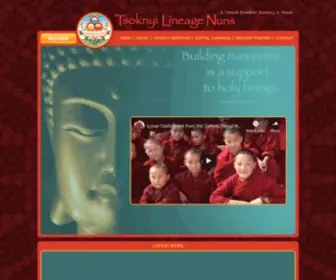 Tsoknyinepalnuns.org(The Tsoknyi Humanitarian Foundation) Screenshot
