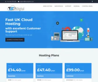 TSP-Digital.co.uk(UK Cloud & Web Hosting from TSP Digital) Screenshot