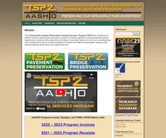 TSP2.org(Pavement & Bridge Preservation) Screenshot