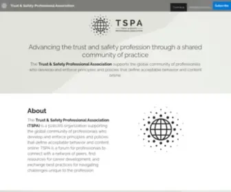 Tspa.info(Trust & Safety Professional Association) Screenshot