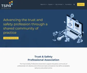 Tspa.org(Trust & Safety Professional Association) Screenshot