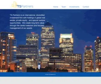 Tspartners.com(Tom Steinberg) Screenshot