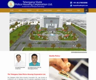 TSPHCL.com(Telangana State Police Housing Corporation Limited) Screenshot