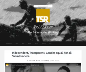 TSR-Swimrun.com(TSR SwimRun Ranking) Screenshot