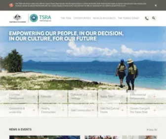 Tsra.gov.au(Home) Screenshot