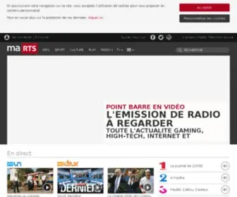 TSR.ch(Radio Télévision Suisse) Screenshot