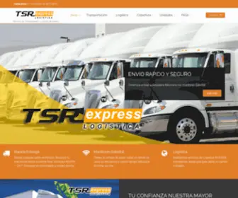 Tsrexpress.mx(Fletes-TSR express, Fletes, Transportación y Logistica) Screenshot