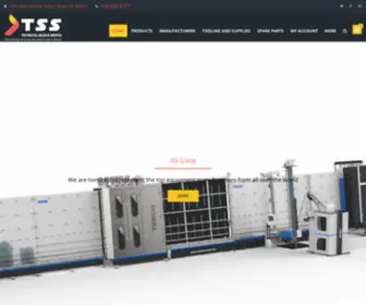 TSS-Sales.com(Glass Automation Machinery) Screenshot