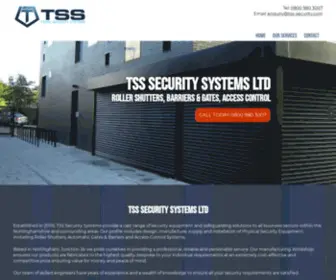 TSS-Security.com(Roller Shutters in Nottingham) Screenshot