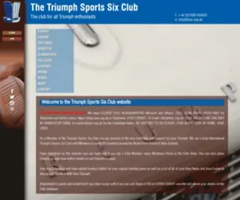 TSSC.org.uk(The Triumph Sports Six Club) Screenshot