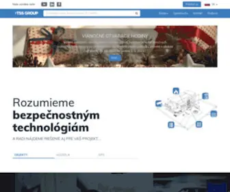 TSSgroup.sk(Hlavná stránka) Screenshot