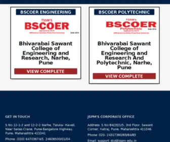 TSSM.in(Bhivarabai Sawant College of Engineering and Research) Screenshot