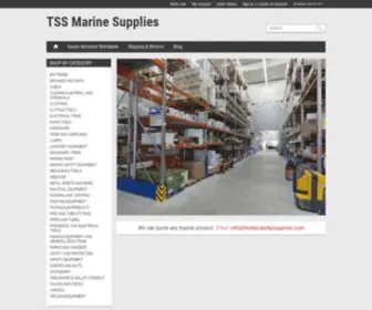 TSsmarine.com(TSS Marine supplies) Screenshot