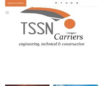 TSSN.co.za(Engineering, Technical & Construction Company) Screenshot