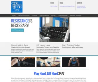 TSStrengthstudio.com(Gym and Physical Fitness Center Albany) Screenshot