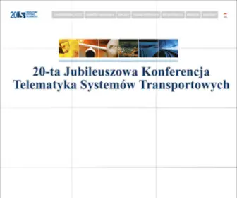 TST-Conference.org(Transport Systems Telematics International Conference) Screenshot