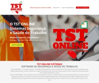 Tstonline.com.br(TST Online) Screenshot