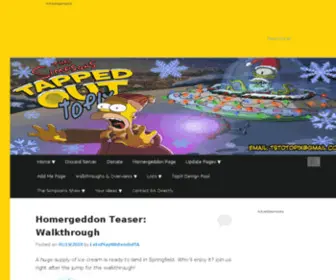 Tstotopix.me(The Simpsons Tapped Out TopiX) Screenshot